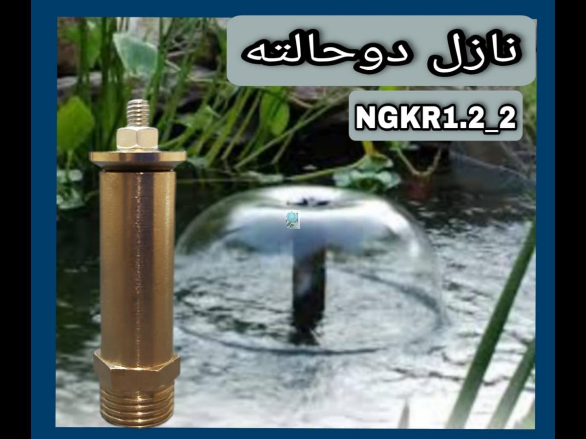  نازل قارچی کوتاه دوحالته روپیچ 1/2 اینچ مدل NGKR1/2-2 