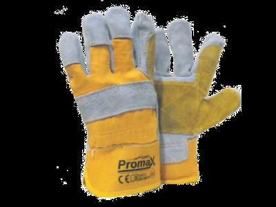  دستکش ایمنی پرومکس مدل Leather Working Gloves -Double palm