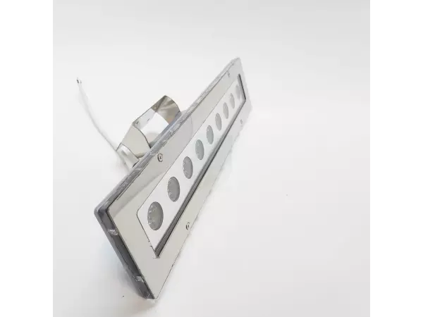 چراغ وال واشر پایه دار مستطیل ضدآب مولتی کالر 9 وات ADLIGHT مدل 9STMP-GK 