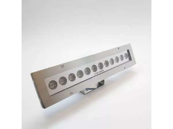 چراغ وال واشر پایه دار مستطیل ضدآب مولتی کالر 12 وات ADLIGHT مدل 12STMP-GK