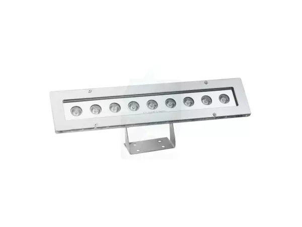 چراغ وال واشر پایه دار مستطیل ضدآب فول کالر 9 وات ADLIGHT مدل 9STRGBP-GK 