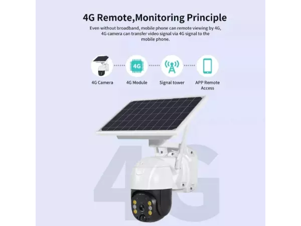 دوربین خورشیدی چرخشی وایفای TP5