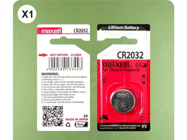 باتری سکه ای مکسل Maxell CR2032 – اورجینال