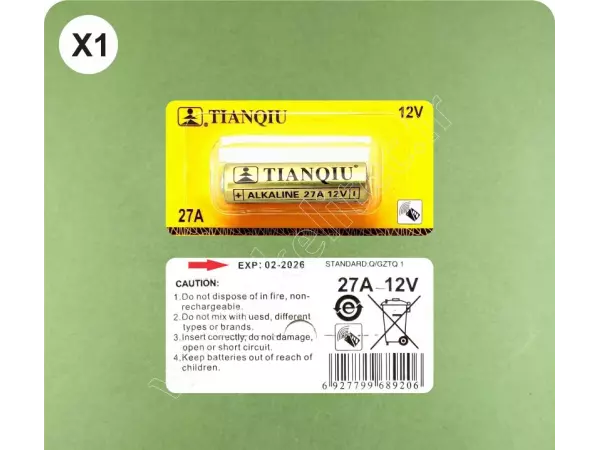 باتری تیانکیو TIANQIU 12V 27A