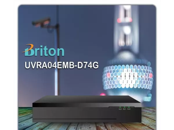 دستگاه ضبط تصویر 4 کانال برایتون مدل UVRA04EMB-plus