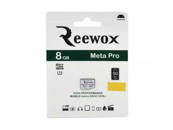 رم موبایل ریووکس (REEWOX) مدل 8GB EXTRA SMART micro SD HC 533X