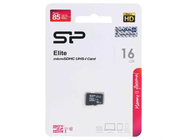 کارت حافظه‌ سیلیکون پاور 16 گیگابایت Micro SD