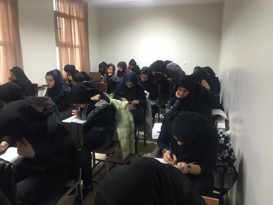 برگزاری آزمون های هفتگی آموزشگاه گزینه پارس