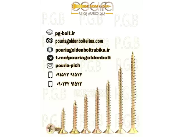 مسیر های ارتباطی با پیچ طلایی پوریا